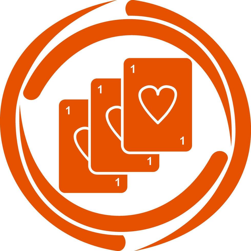 Unique Deck of Cards Vector Icon