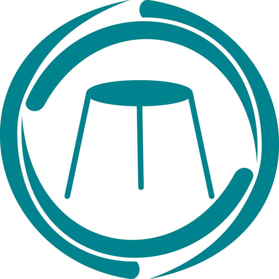 Unique Stool Vector Icon