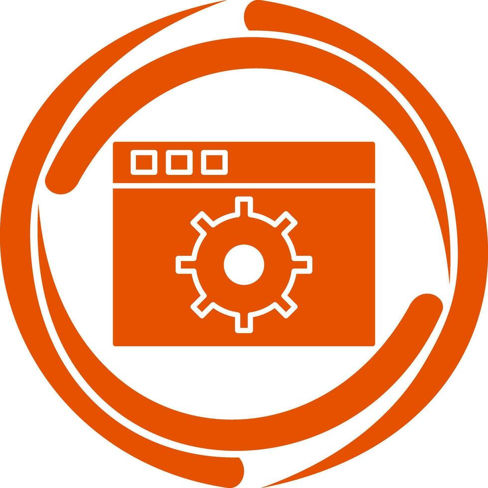 Unique Settings Vector Icon