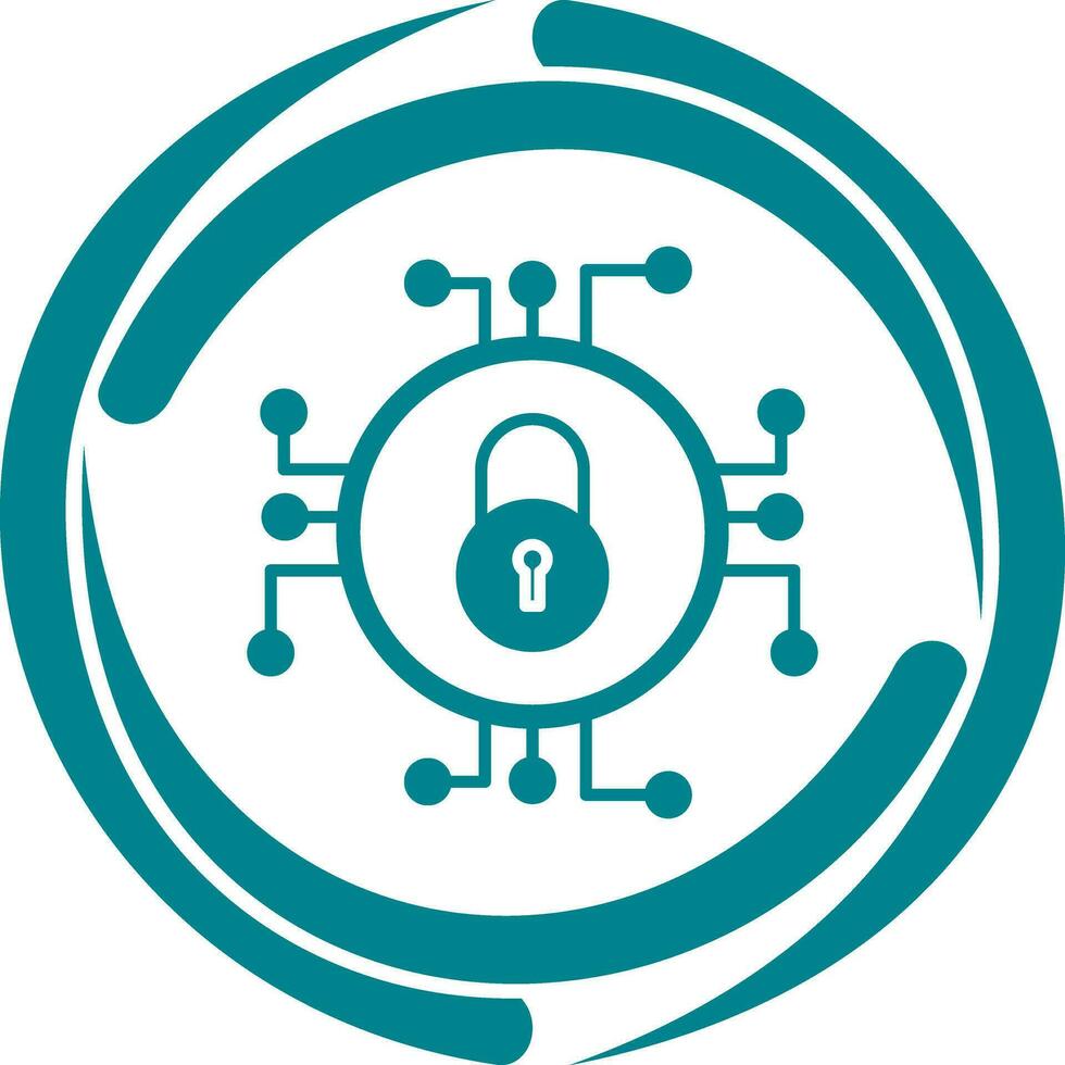 Unique Data Security Vector Icon