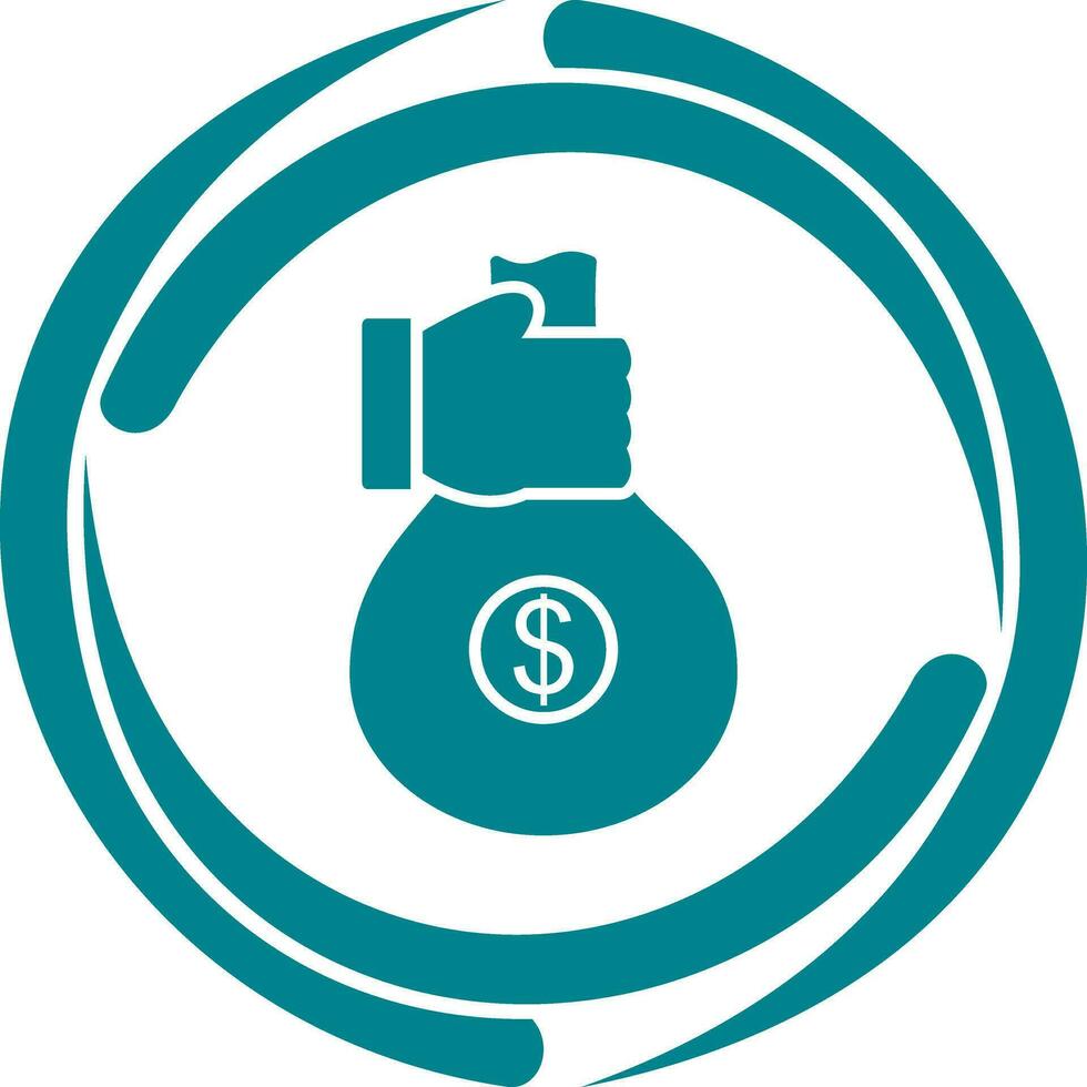 Unique Money Sharing Vector Icon