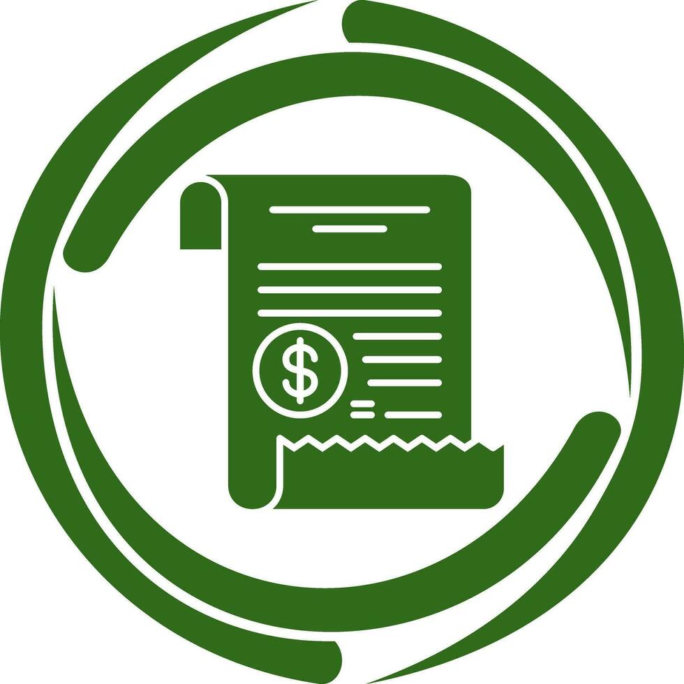 Receipt Vector Icon