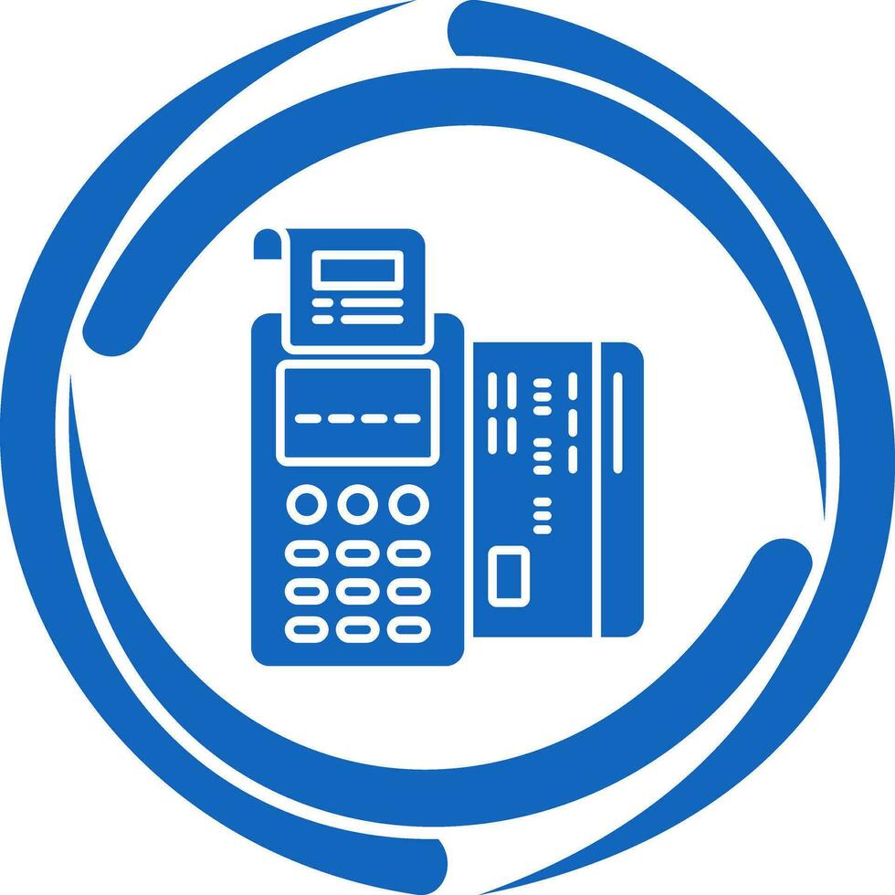 Pos Terminal Vector Icon