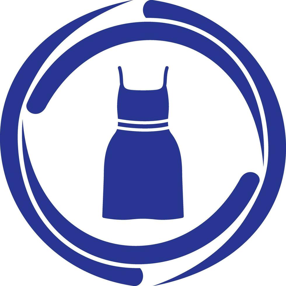 Cocktail Dress Vector Icon