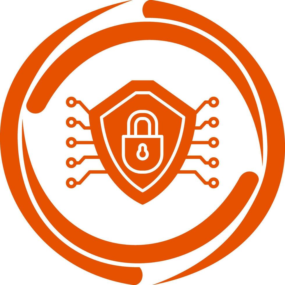 Cyber Security Vector Icon