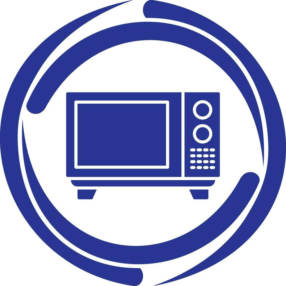 Microwave Vector Icon