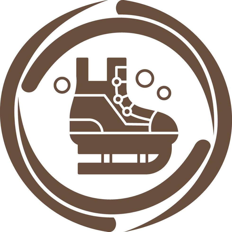 Ice Skating Vector Icon