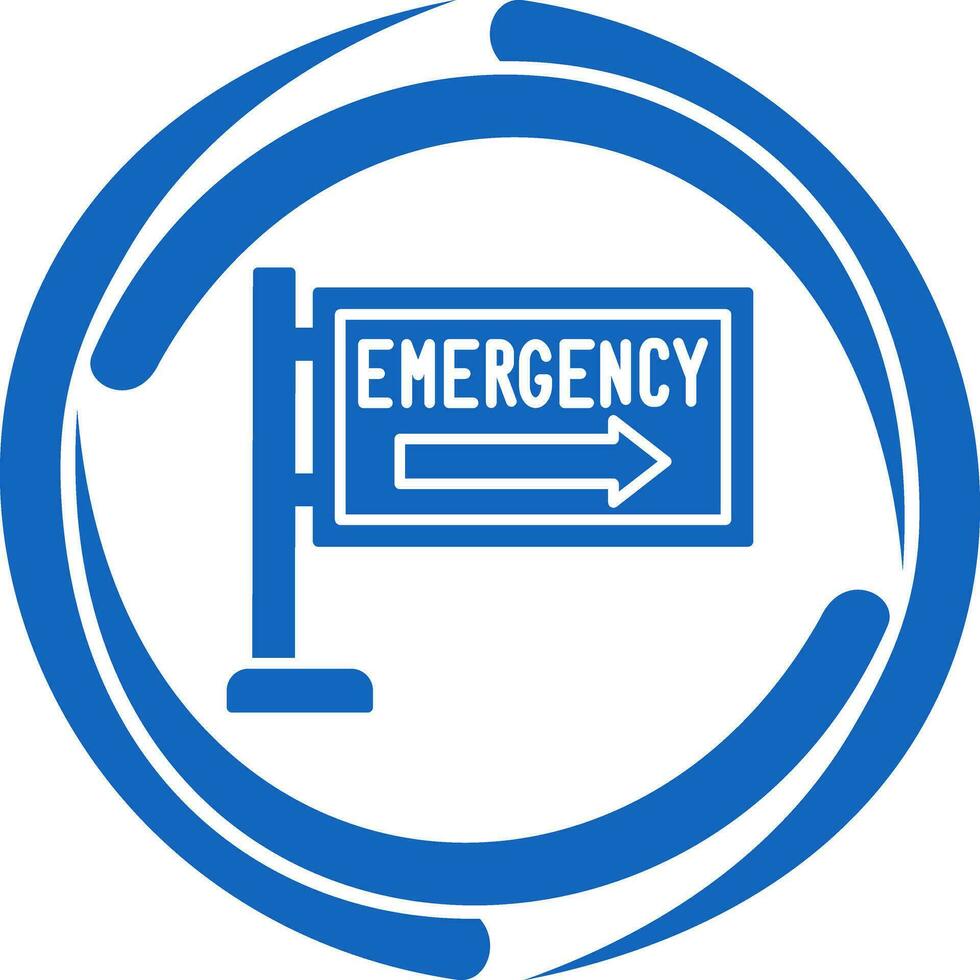 Emergency Sign Vector Icon