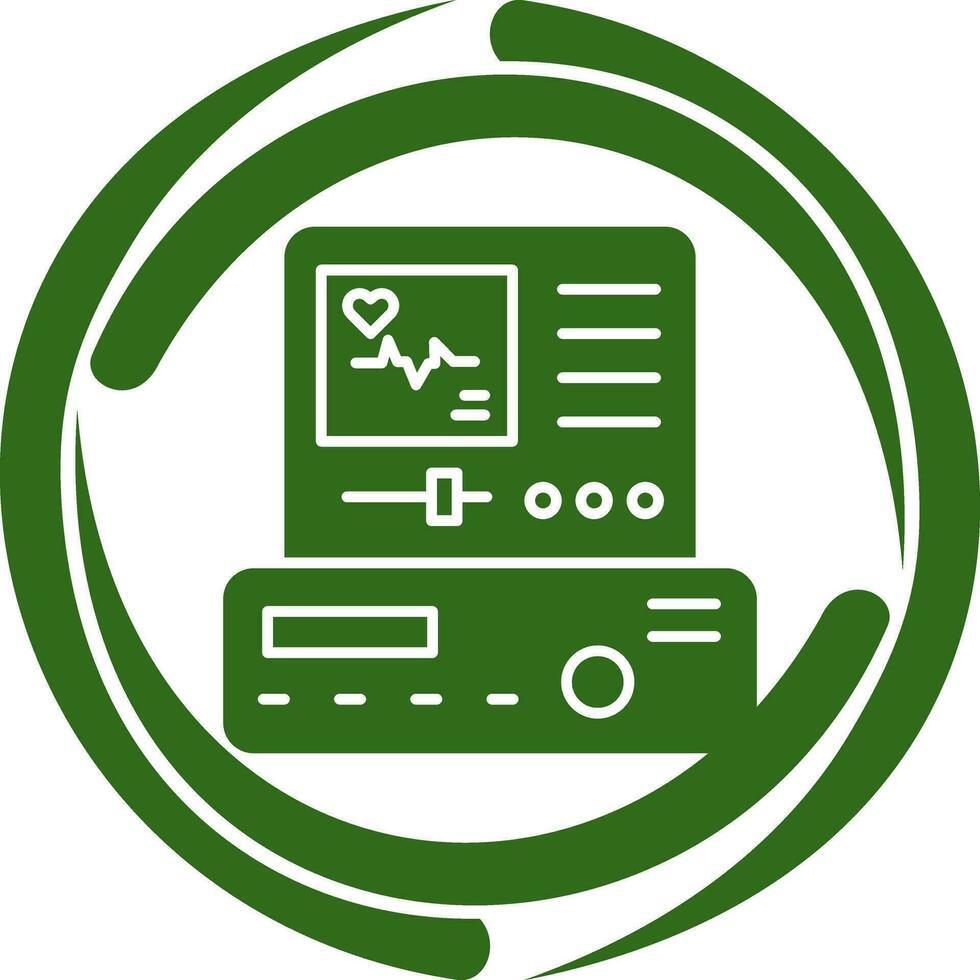 Electrocardiogram Vector Icon