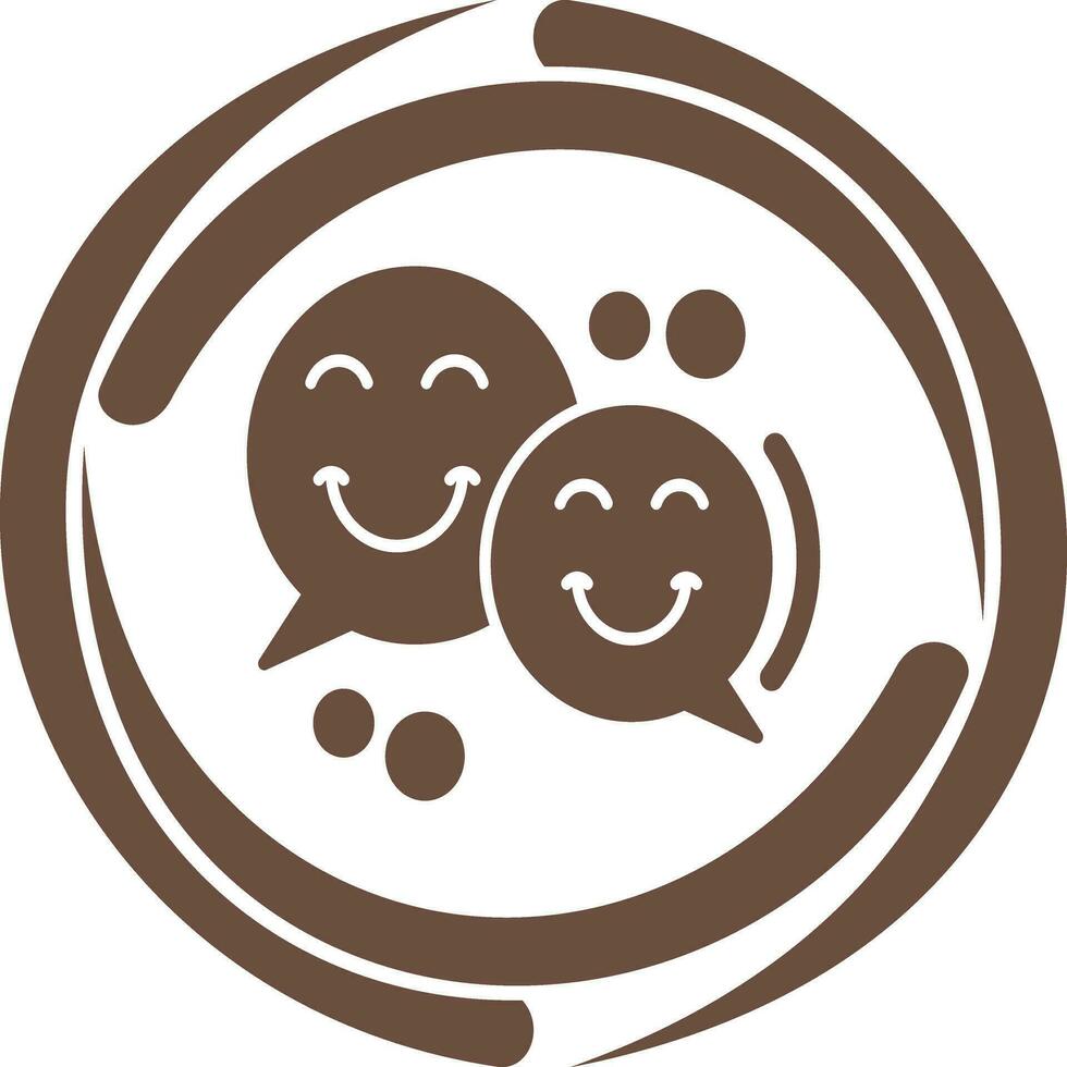 Chatting Vector Icon