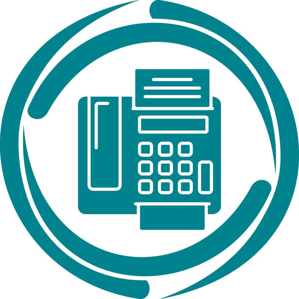 fax Machine Vector Icon