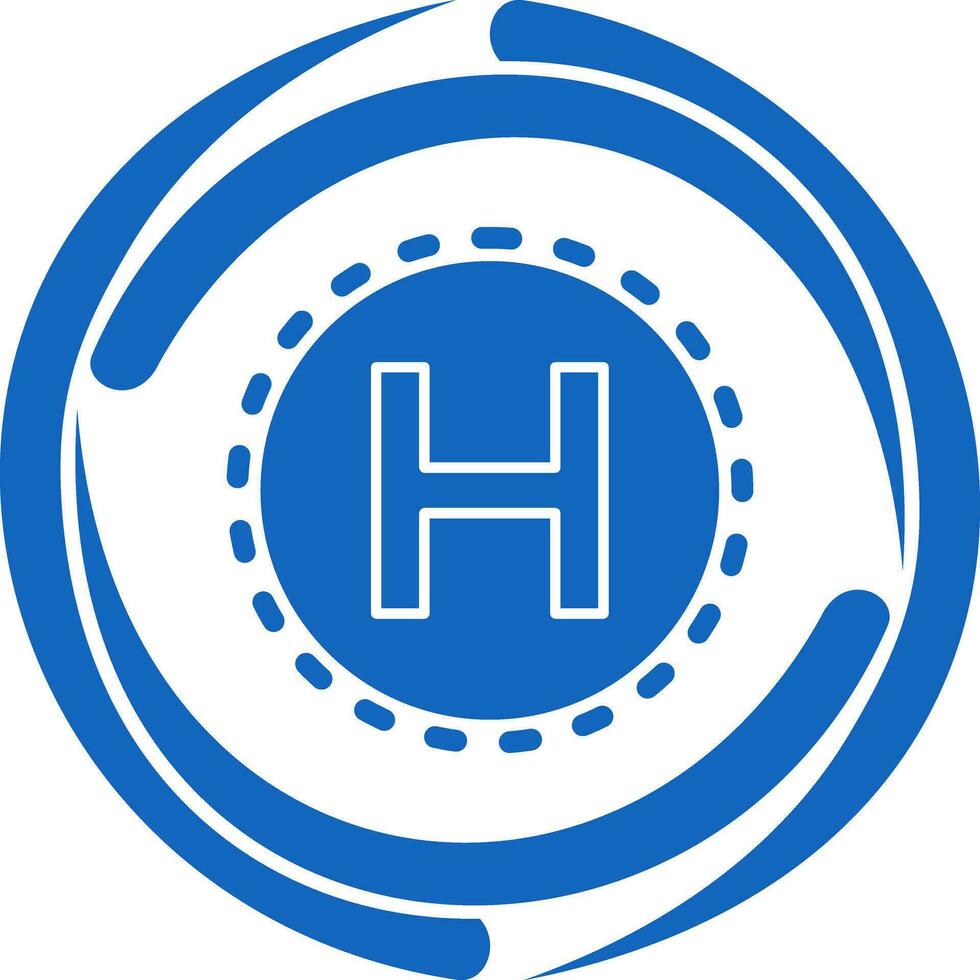 Helipad Vector Icon