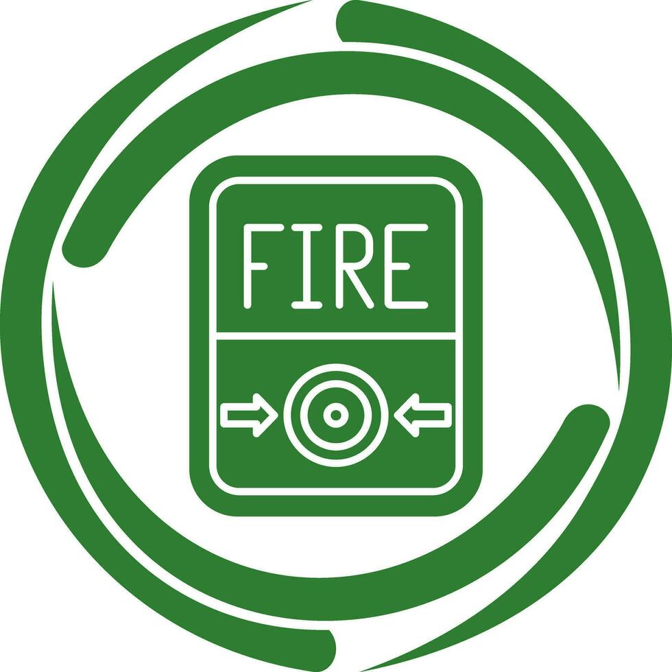 Fire Button Vector Icon