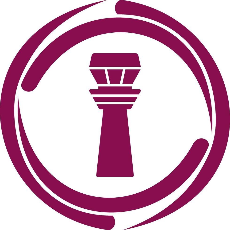 Control Tower Vector Icon