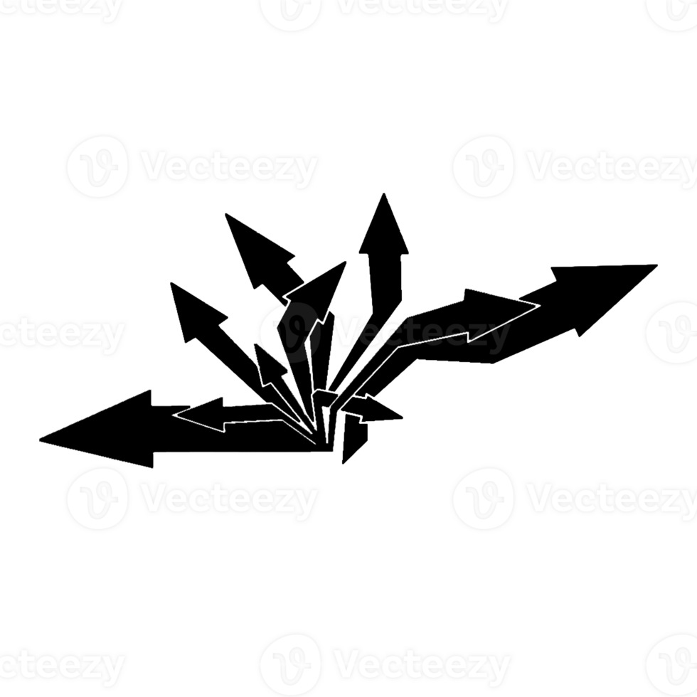 Abstract black arrows. Motion effect overlay. Shape and shapes. Graphic resource and backdrop. png
