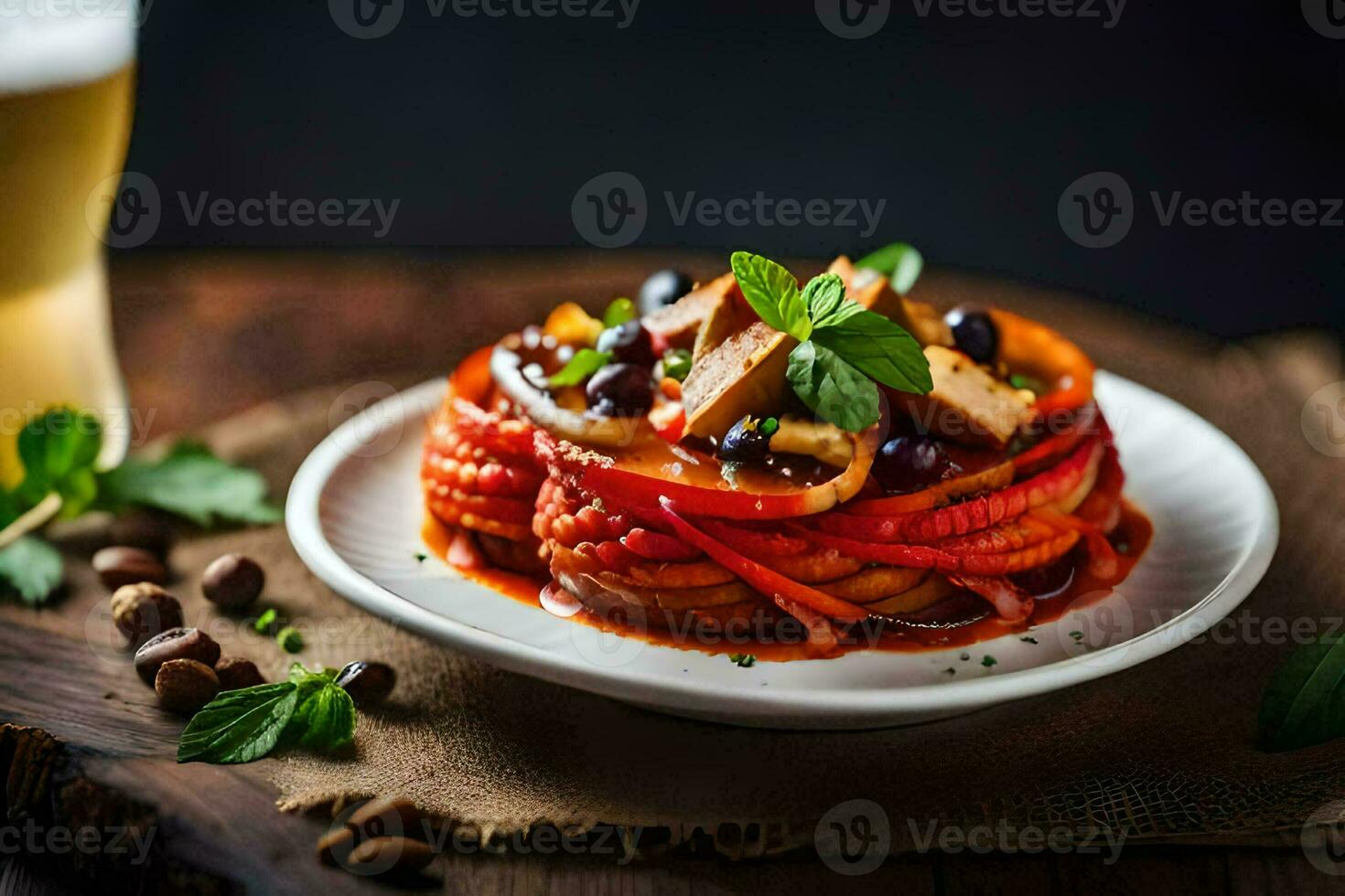 the best pasta dishes in the world. AI-Generated photo