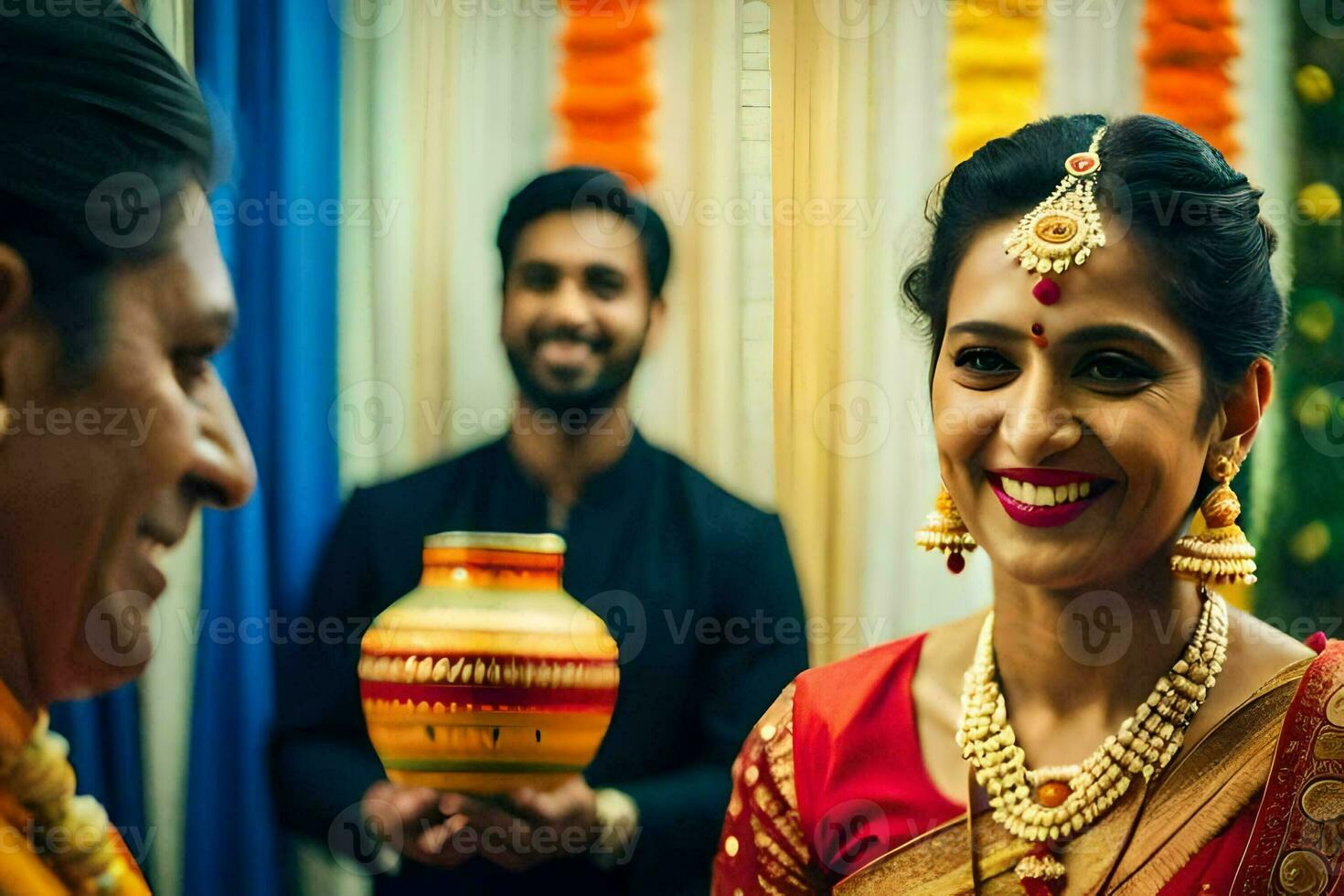 indian wedding photography in bangalore. AI-Generated photo