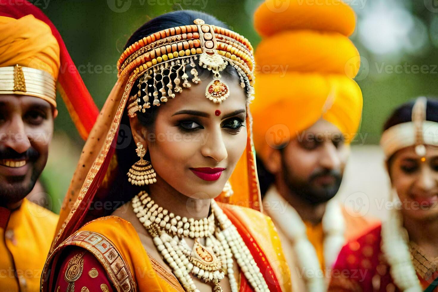 indian wedding in india. AI-Generated photo