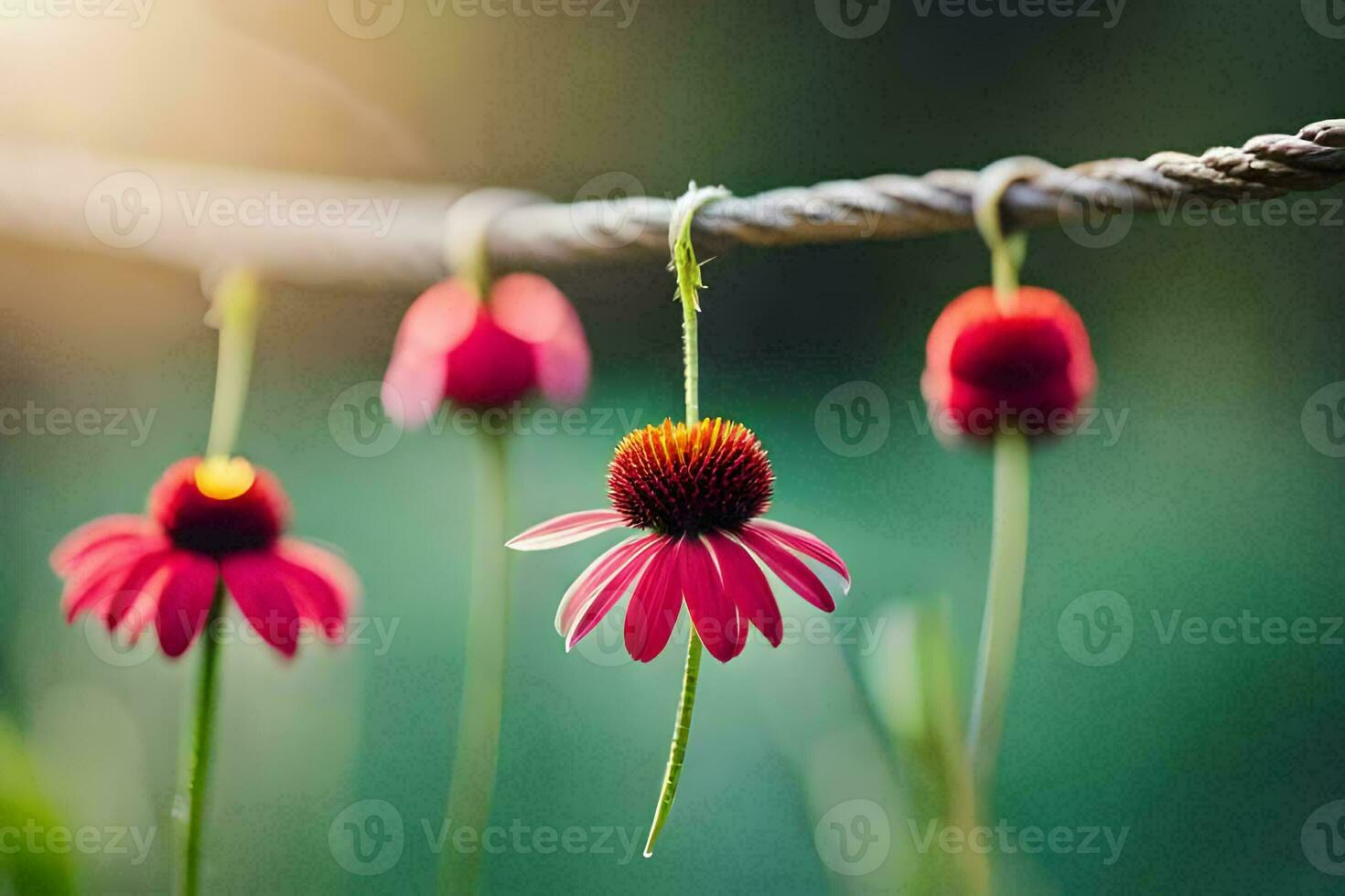 photo wallpaper the sun, flowers, the sun, flowers, the sun, flowers, the sun. AI-Generated