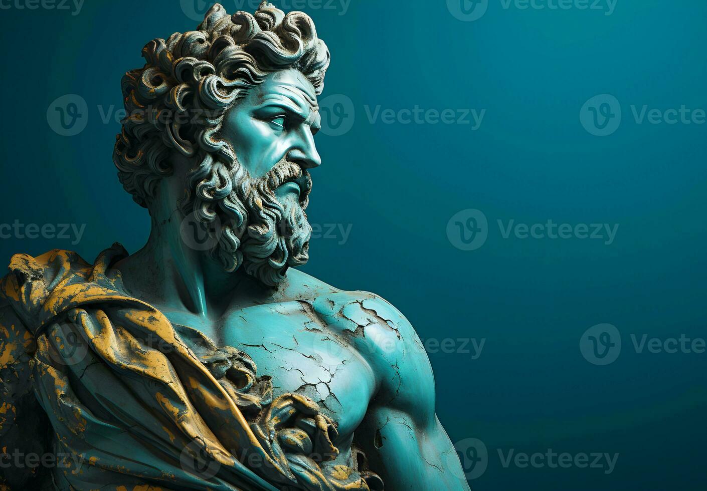 Photo statue art generative ai