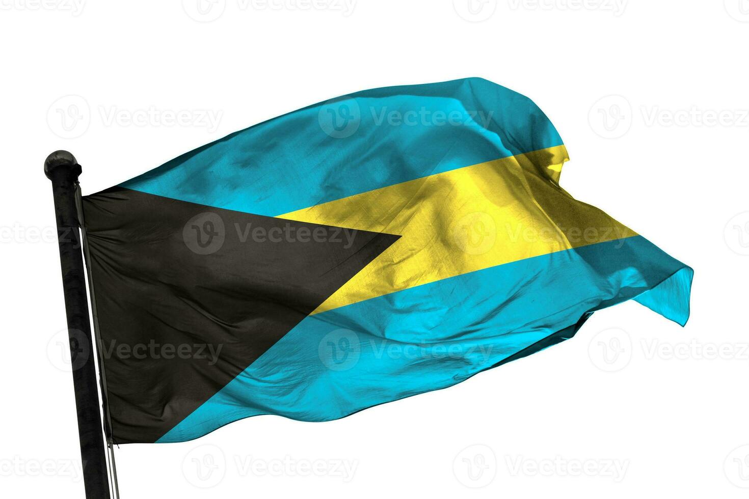 Bahamas flag on a white background. - image. photo
