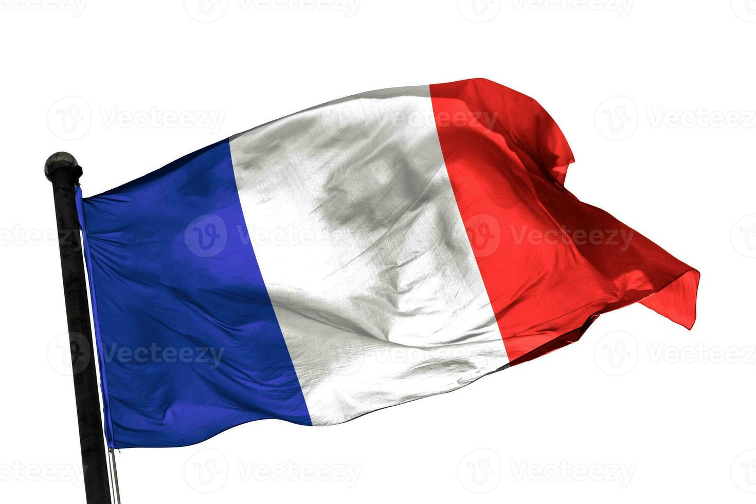 France flag on a white background. - image. photo