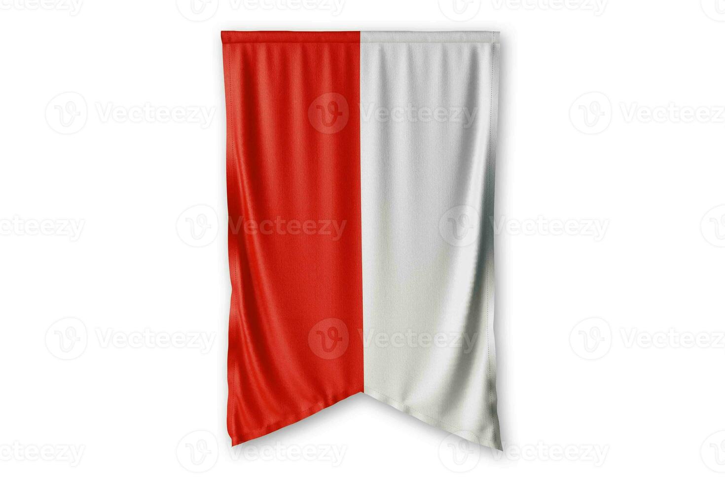 Poland flag and white background. - Image. photo