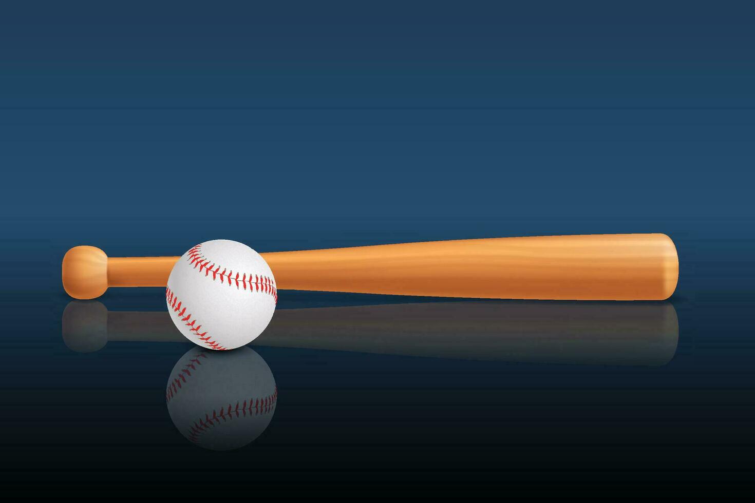 baseball bat 02 vector