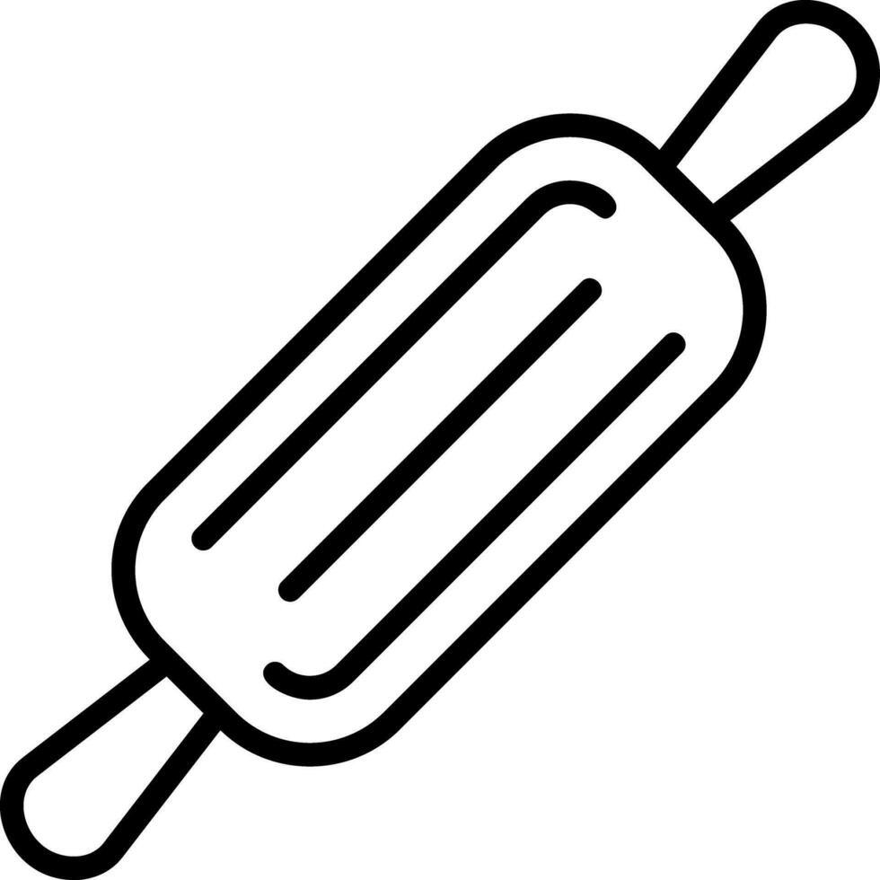 Rolling Pin Vector Icon Design