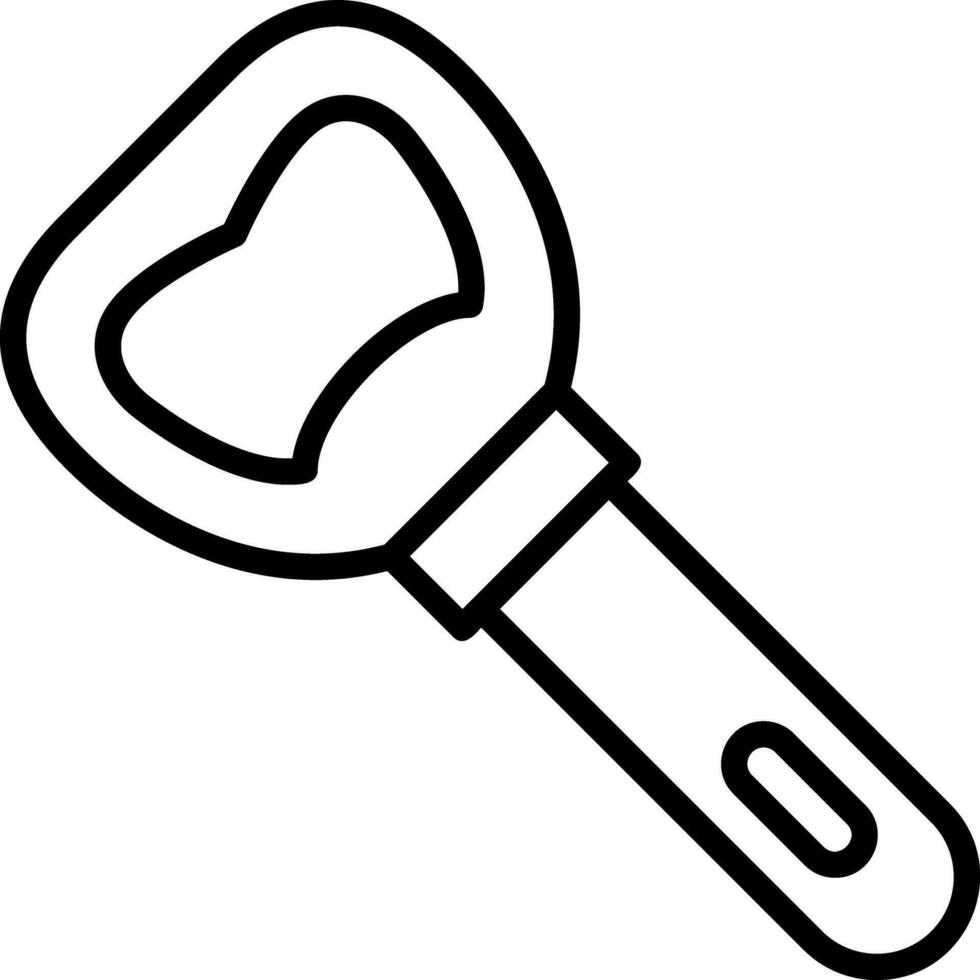 Bottle Opener Vector Icon Design