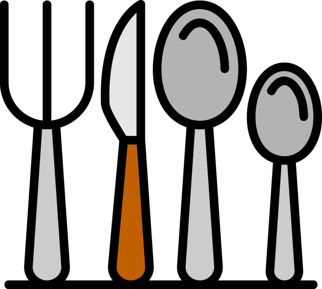 Cutlery Vector Icon Design