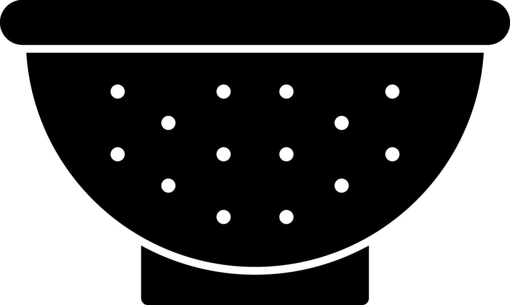 Colander Vector Icon Design