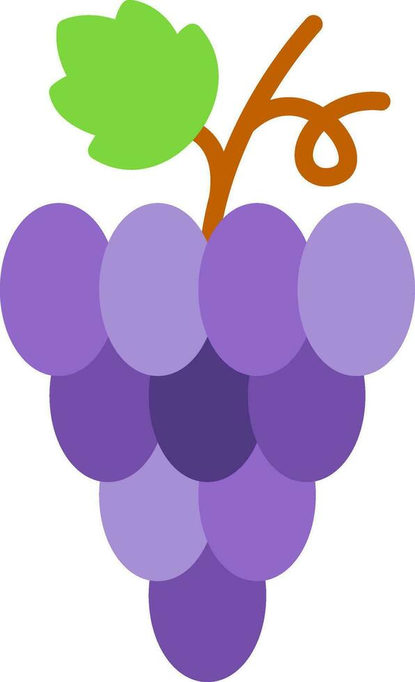 Grapes Vector Icon Design