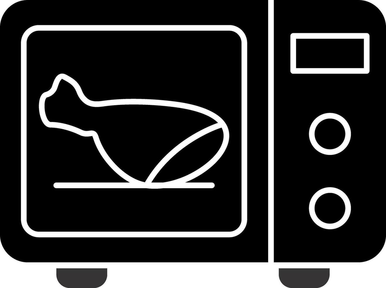 Microwave Vector Icon Design