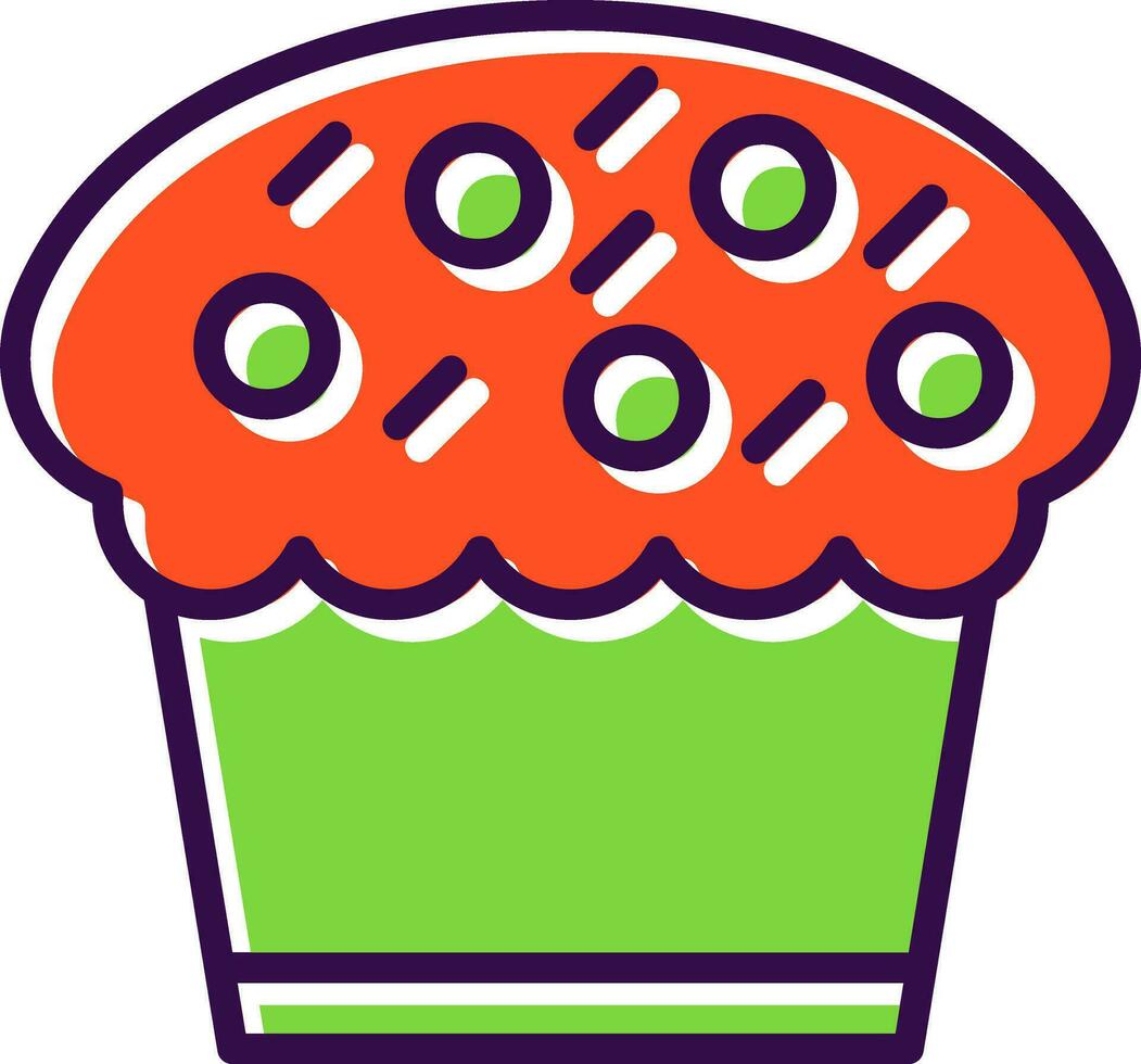 Pie Vector Icon Design