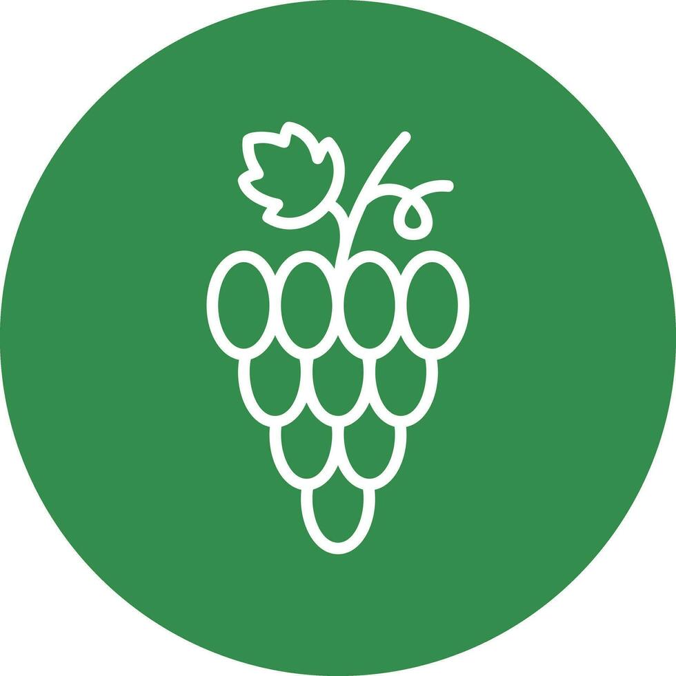 Grapes Vector Icon Design