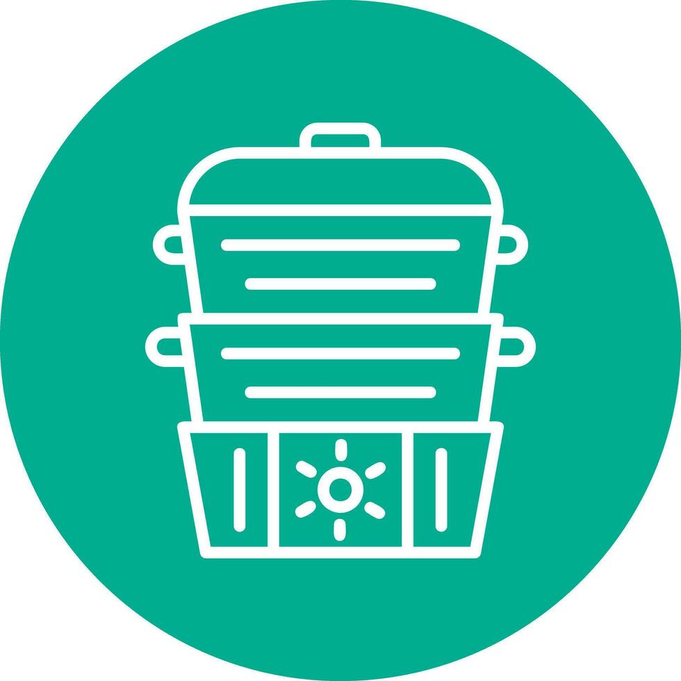 Steamer Vector Icon Design