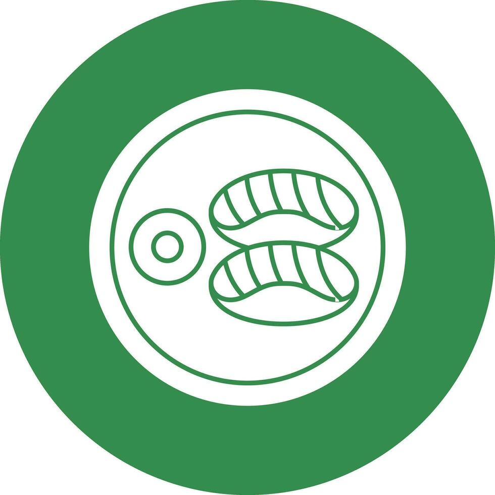 diseño de icono de vector de sushi