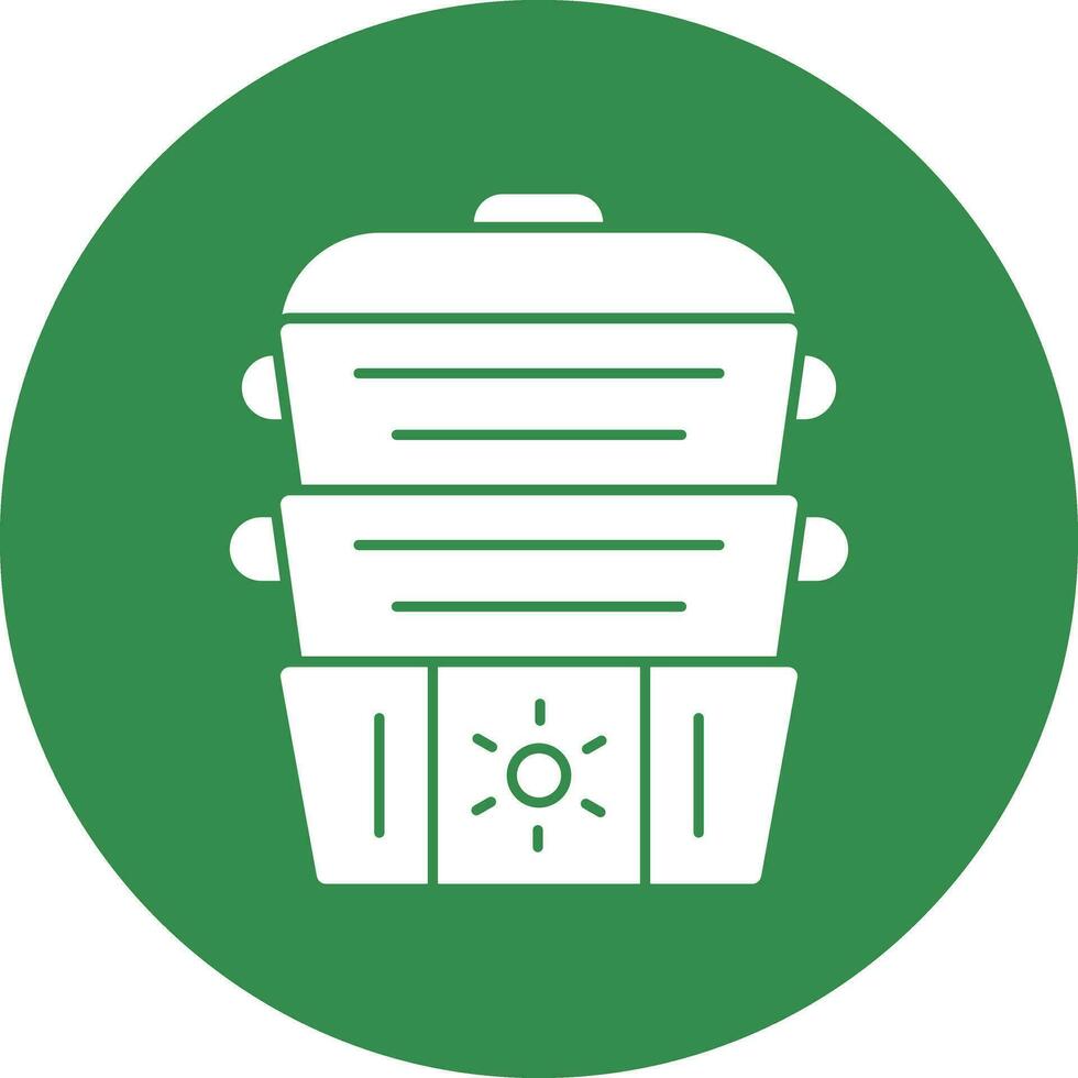 Steamer Vector Icon Design