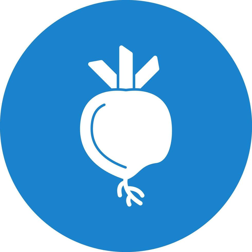 Turnip Vector Icon Design