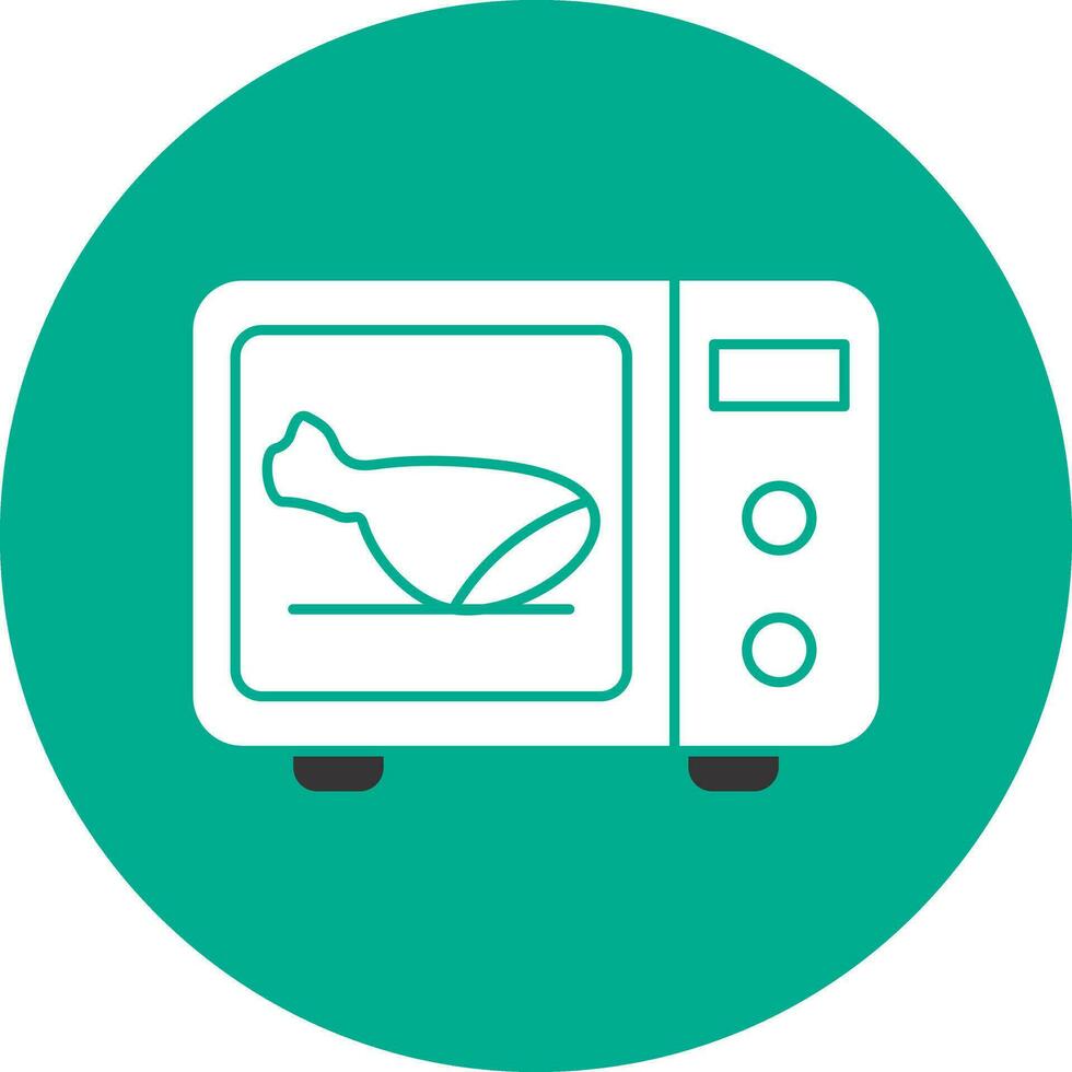 Microwave Vector Icon Design