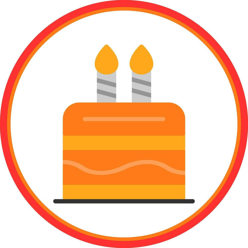 Cake Vector Icon Design