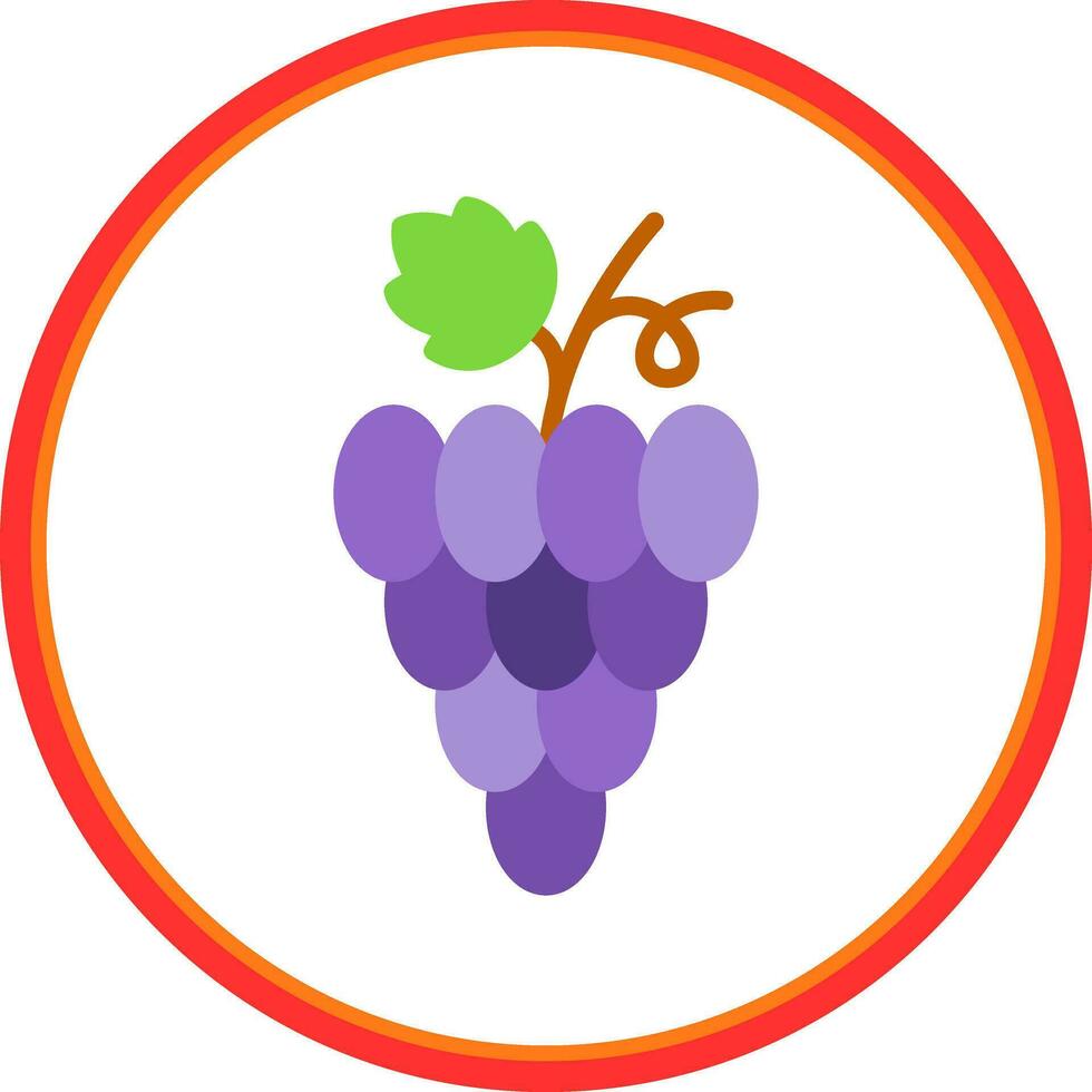 diseño de icono de vector de uvas