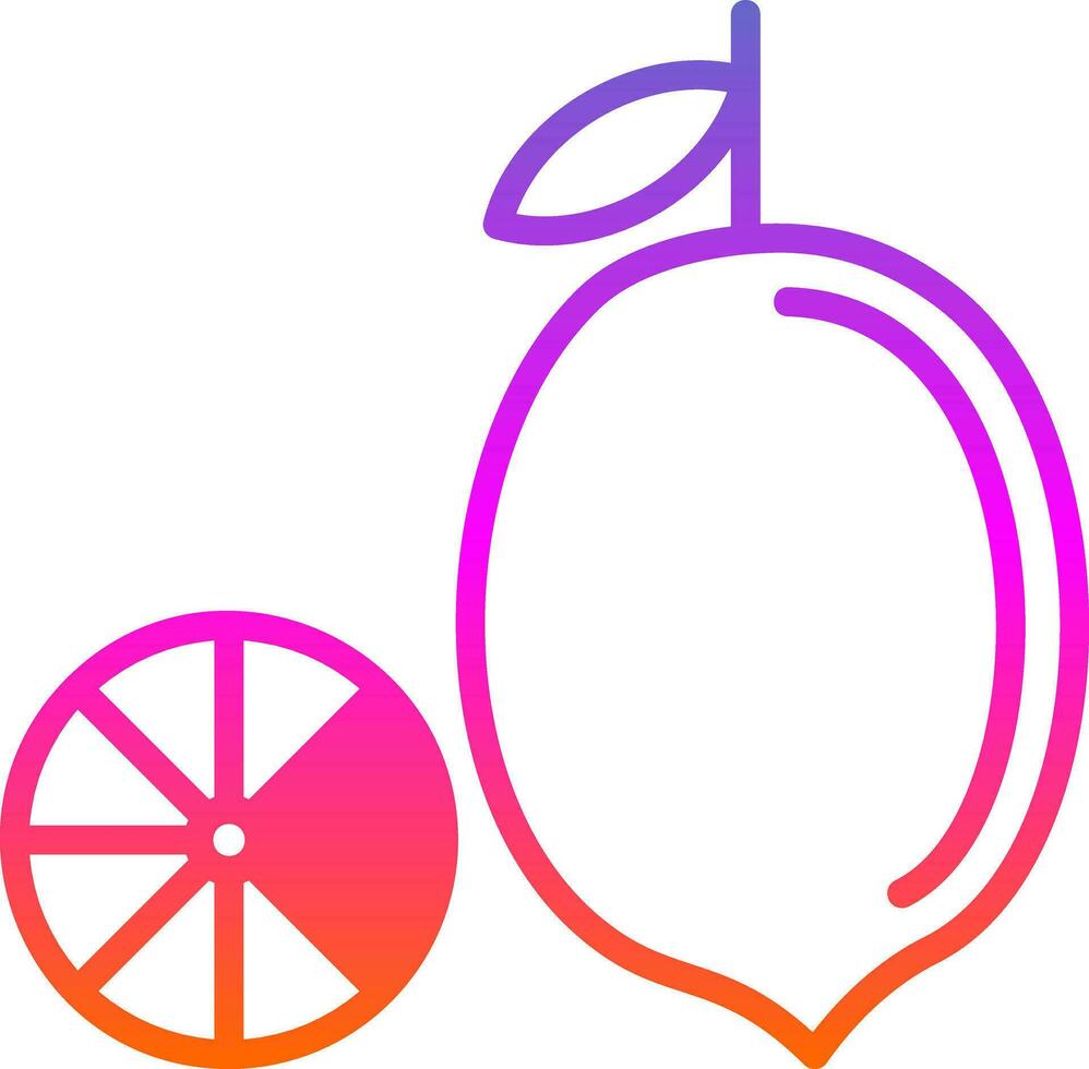 Lemon Vector Icon Design