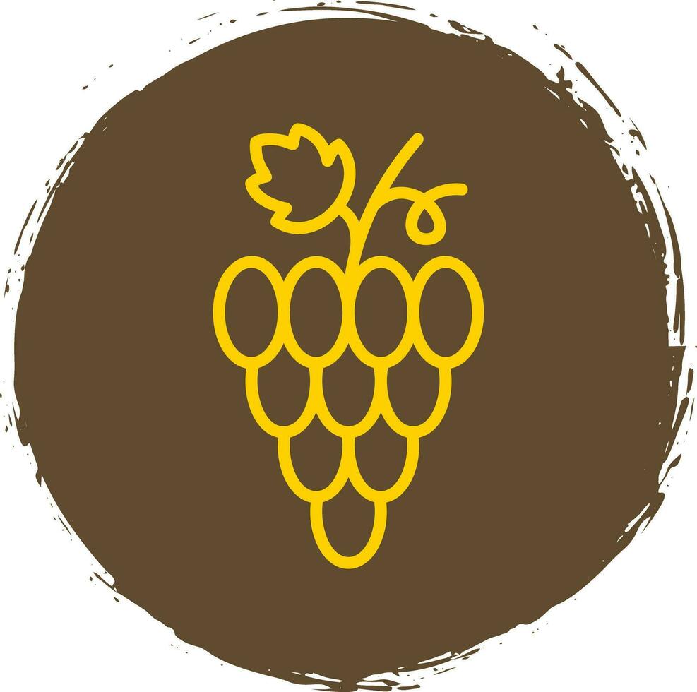 Grapes Vector Icon Design