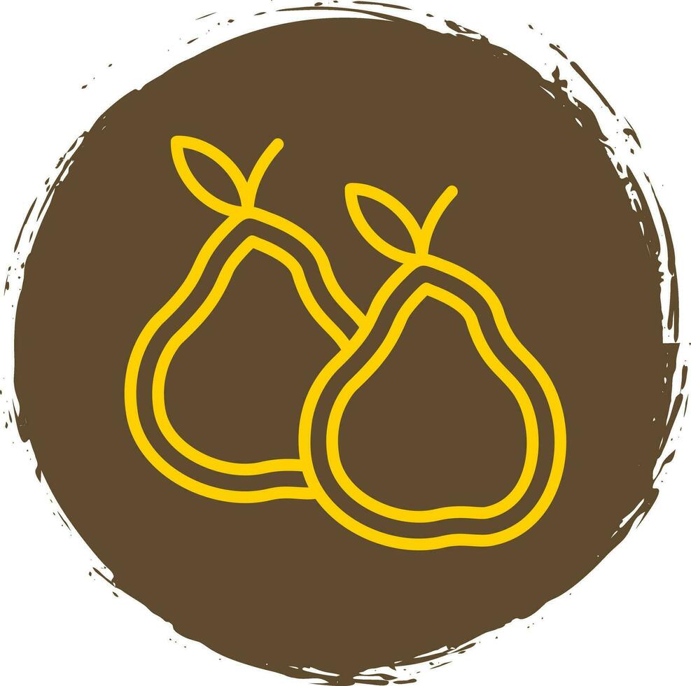 Pear Vector Icon Design