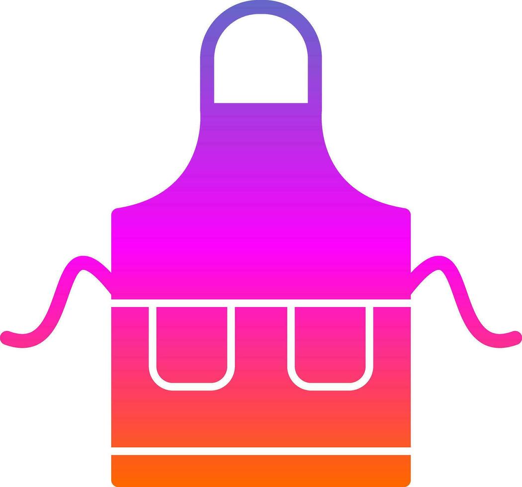 Apron Vector Icon Design
