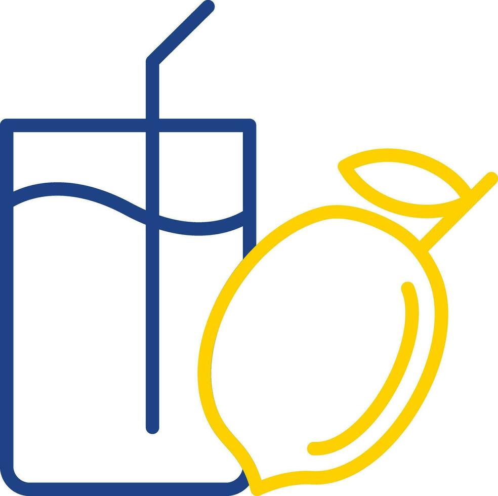 Lemon Juice Vector Icon Design