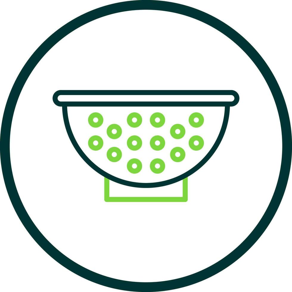 Colander Vector Icon Design