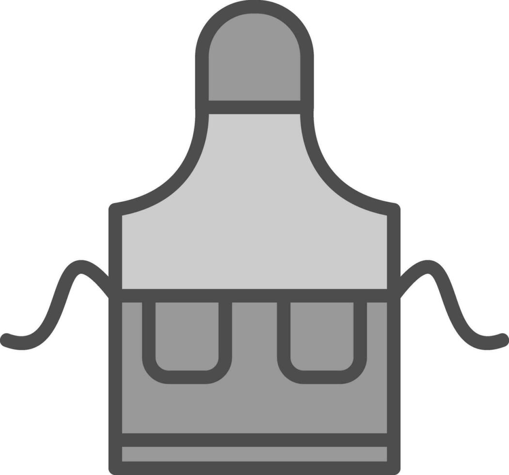 Apron Vector Icon Design